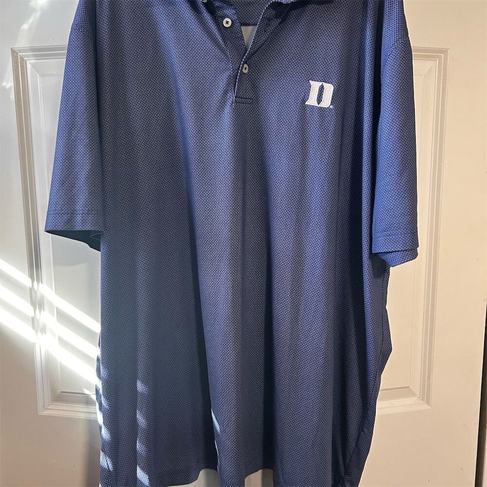 Johnnie-O Men's 2XL Duke University Blue Performance Polo Shirt